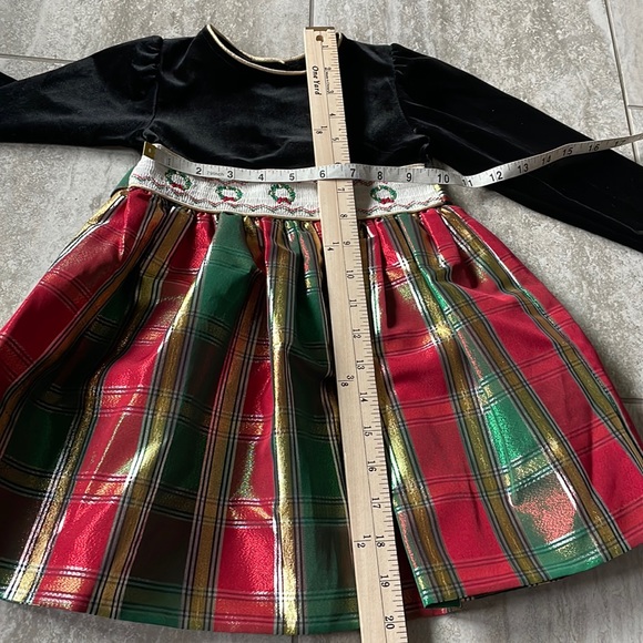 Bonnie Jean Girl’s Christmas Long Sleeve Dress Size 2T - Picture 3 of 5